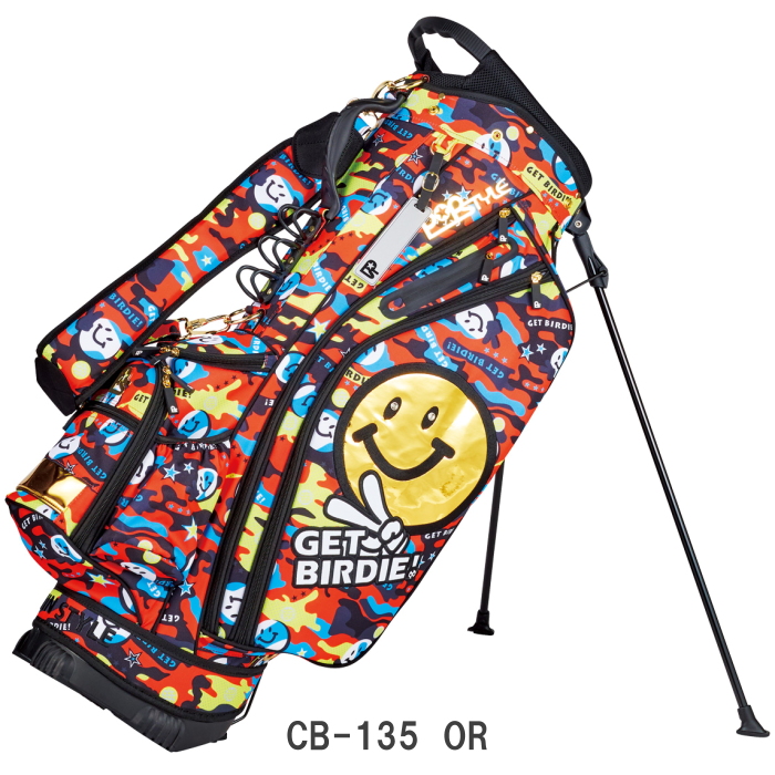 WINWIN STYLE　ウィンウィンスタイル　GET BIRDIE! CAMO MULTI COLOR マルチカラー スタンドバッグ STAND BAG｜golf-atlas｜05