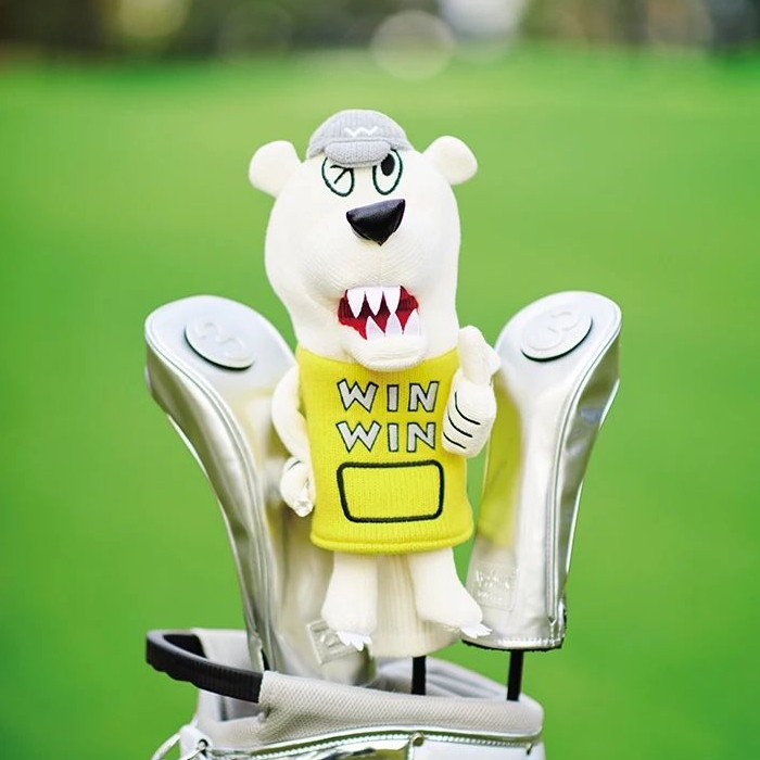 WINWIN STYLE ウィンウィンスタイル CADDY BEAR ニットヘッドカバー