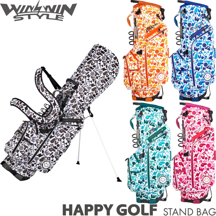 WINWIN STYLE ウィンウィンスタイル HAPPY GOLF スタンドバッグ