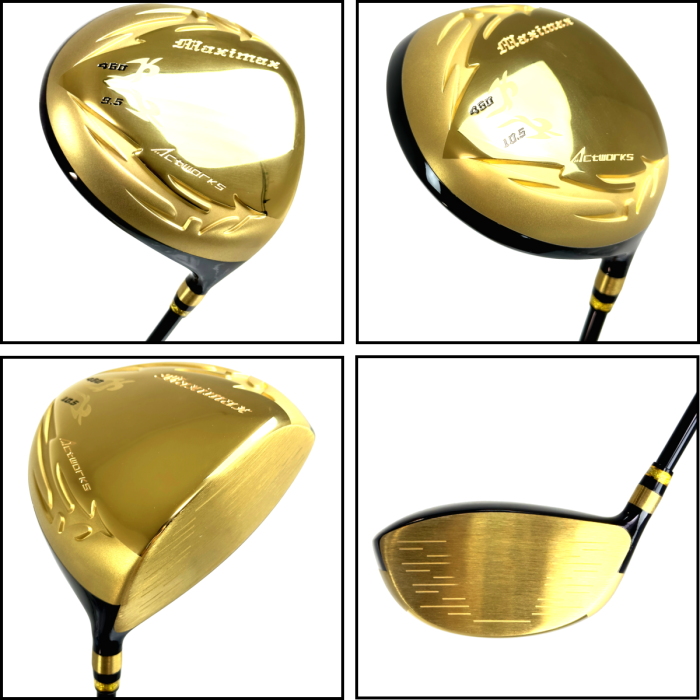 超高反発ドライバー】WORKS GOLF ワークスゴルフ マキシマックス ゴールドプレミア ドライバー ワークテック V-SPEC αIII  シャフト【特注限定ゴールド仕様】 : works-maximax-gd : ゴルフアトラス - 通販 - Yahoo!ショッピング