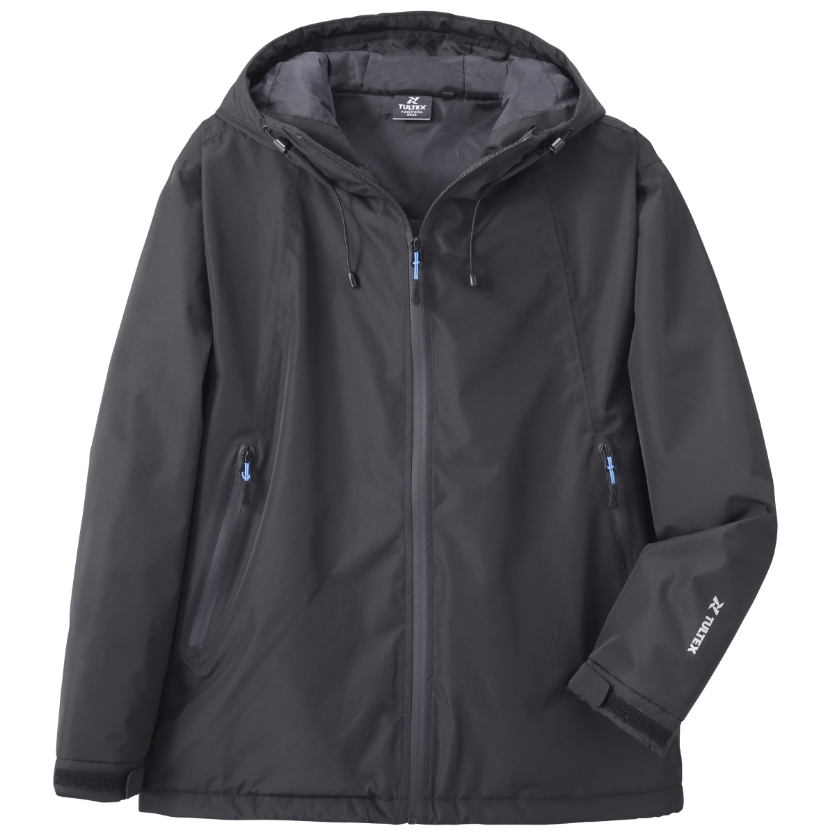 防水防寒パーカジャケット メンズ 秋 冬 春 中綿 ジャンパー シニア