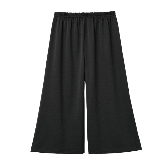 ヤンマ産業 リネンキュロットパンツ プラス10㎝丈 (ネイビー) 会津木綿キュロット(股上+10cm) YAMMA ヤンマ産業 | 日々花
