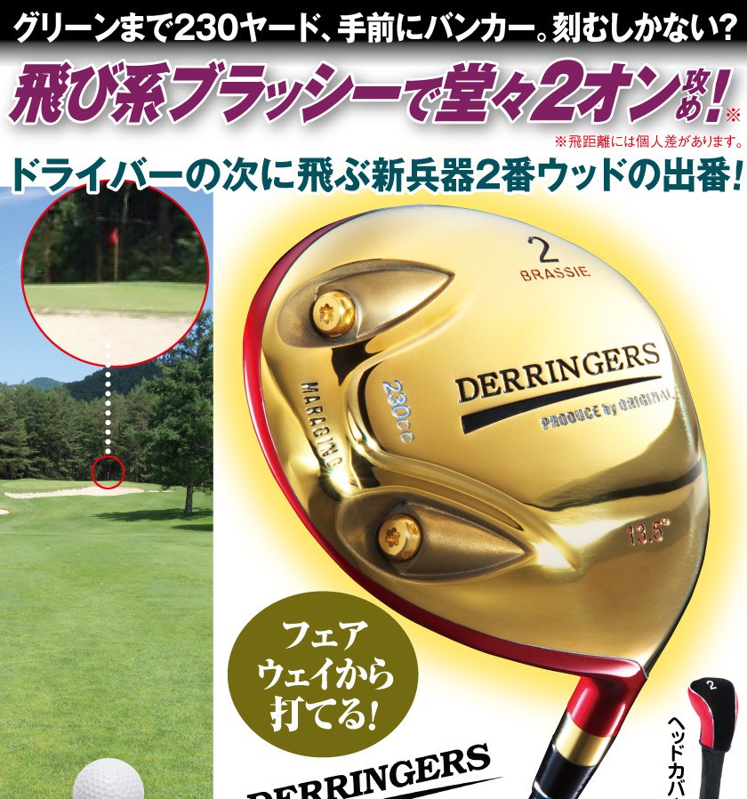 DERRINGERS BRASSIE デリンジャー ブラッシー 2番フェアウェイ