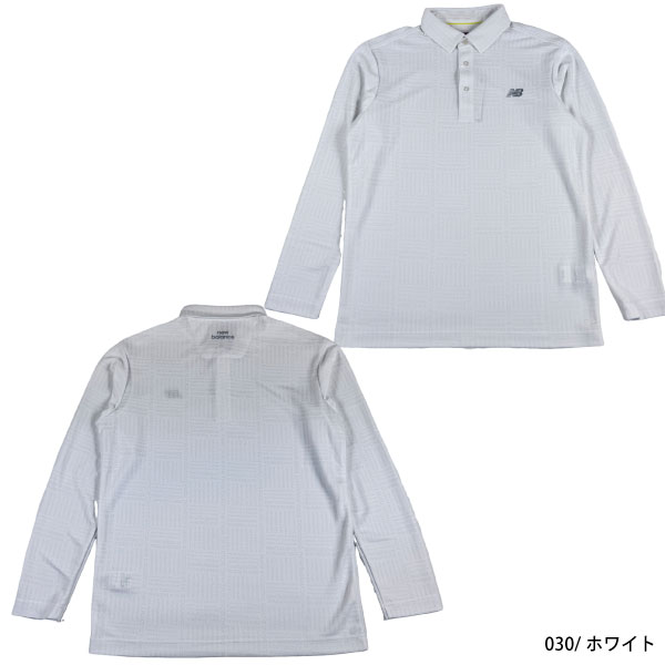 ニューバランスゴルフ　ポロシャツ 長袖 サイズ4（M相当） New Balance Golf（ニューバランスゴルフ） セール ゴルフウェア
