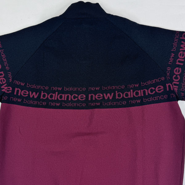 ハーフジップセーター【5(L寸)】ボルドー NBゴルフ 012-5270001