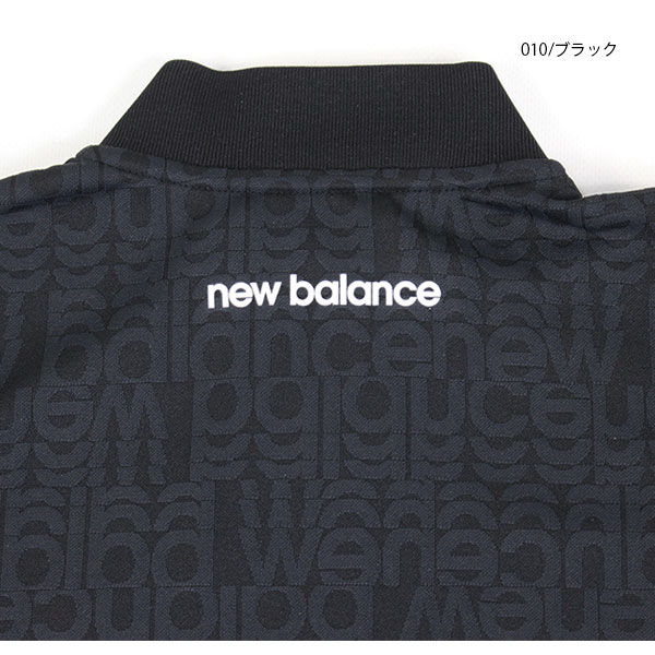 ネコポス対象 ゴルフウェア モックネック 半袖 ニューバランス 012-6166502 レディース 26春夏 リフレクト・ロゴ柄ハーフジッププルオーバー ストレッチ UV_11