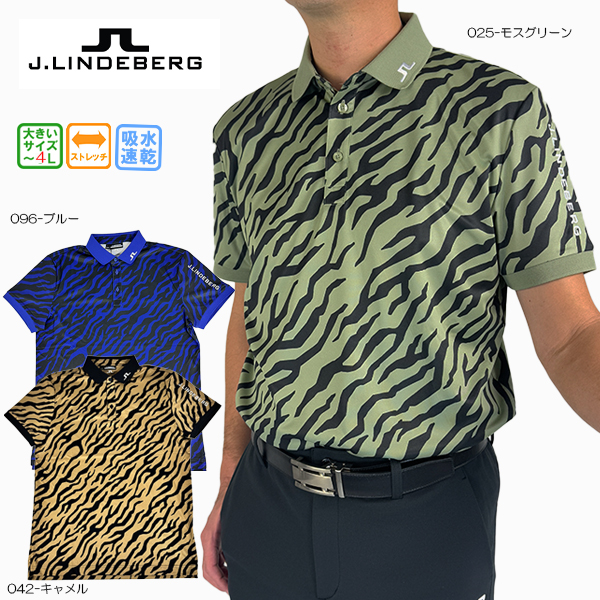J.LINDEBERG ゴルフウェア ゴルフシャツ 半袖シャツ ポロシャツ