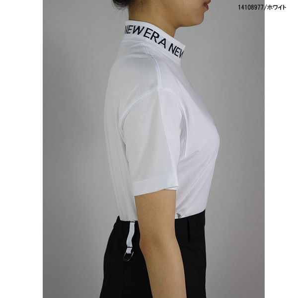 NEW ERA ネコポス対象 ゴルフウェア 半袖モックネックシャツ