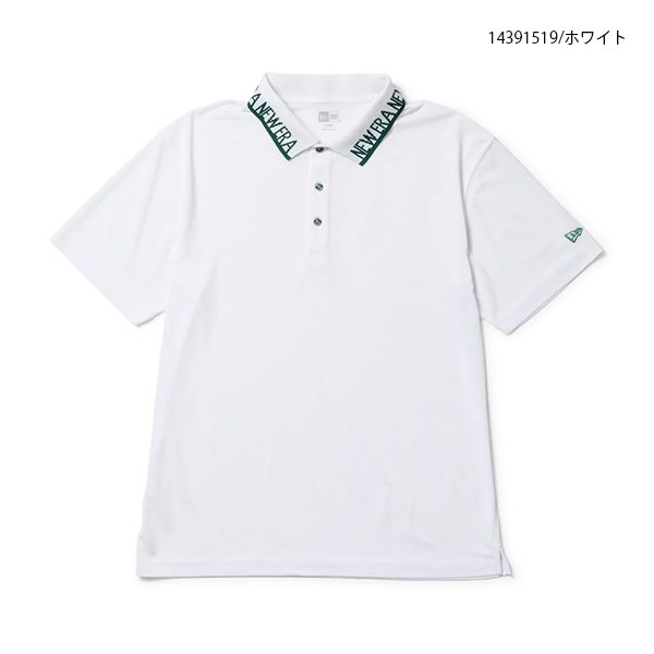 NEW ERA - ゴルフ御召しもの ゴルフプルオーバー 半袖スポーツシャツ ニュー内鰓 14391519 14391520 14391521 Collar Logo 途轍も無い大きさ有 NEWERA 抗菌 吸汗速乾 UV 14391519-21