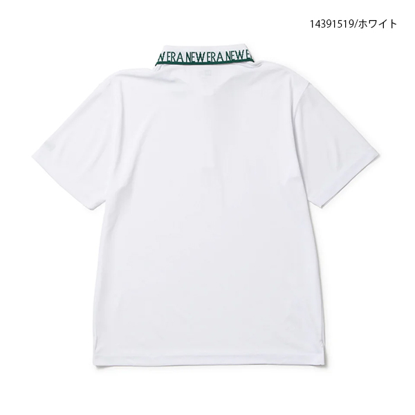 NEW ERA - ゴルフ御召しもの ゴルフプルオーバー 半袖スポーツシャツ ニュー内鰓 14391519 14391520 14391521 Collar Logo 途轍も無い大きさ有 NEWERA 抗菌 吸汗速乾 UV 14391519-21