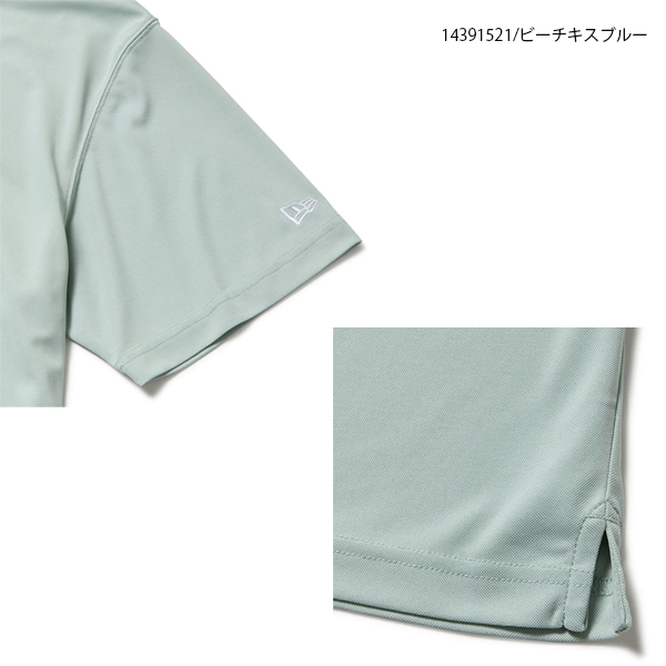 NEW ERA - ゴルフ御召しもの ゴルフプルオーバー 半袖スポーツシャツ ニュー内鰓 14391519 14391520 14391521 Collar Logo 途轍も無い大きさ有 NEWERA 抗菌 吸汗速乾 UV 14391519-21
