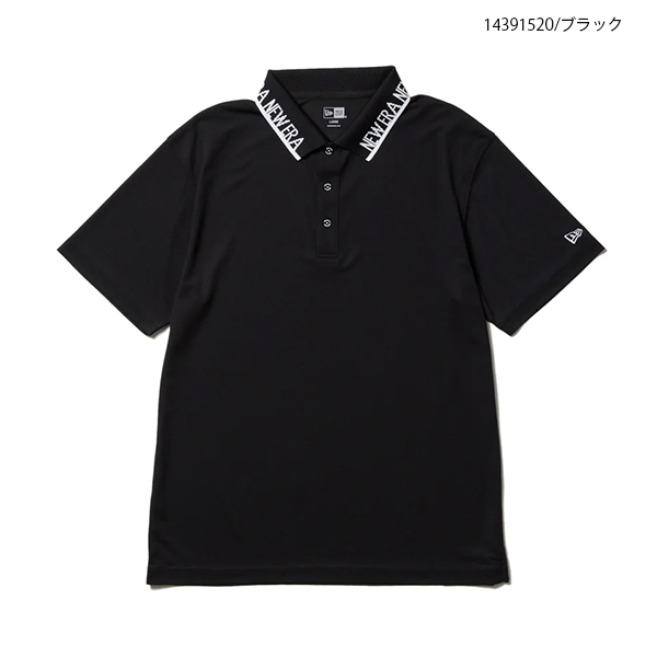 NEW ERA - ゴルフ御召しもの ゴルフプルオーバー 半袖スポーツシャツ ニュー内鰓 14391519 14391520 14391521 Collar Logo 途轍も無い大きさ有 NEWERA 抗菌 吸汗速乾 UV 14391519-21