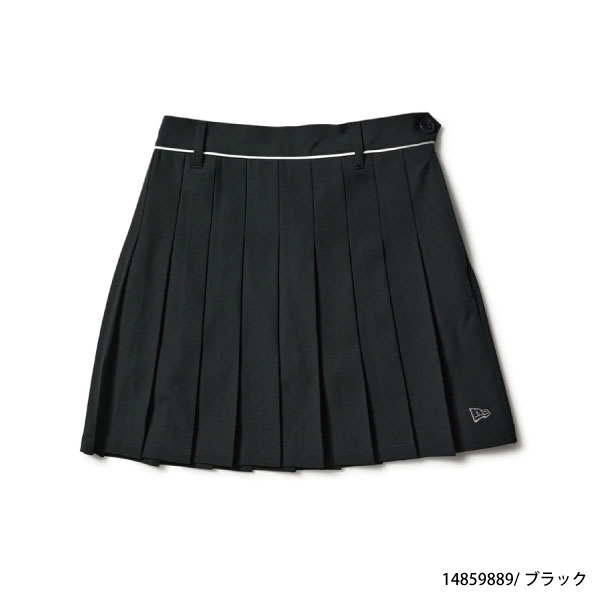 ★試着のみ★ ニューエラ プリーツスカート チャコールグレー ゴルフ NEW ERA（ニューエラ） ゴルフウェア ゴルフスカート 14859887