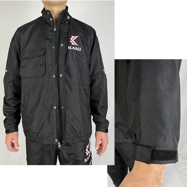 新品】Karl Kani カールカナイ ゴルフウェア 撥水 袖脱着