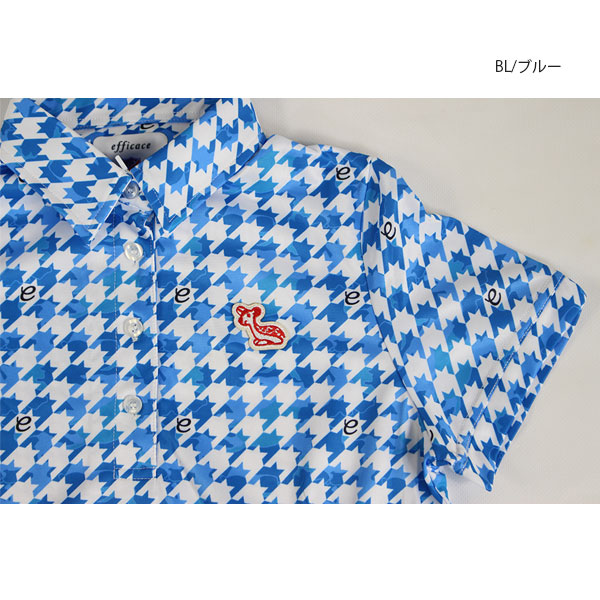 ゴルフウェア ワンピース エフィカス 2502-4254 レディース 迷彩千鳥柄 同柄インナーパンツ付 efficace_4