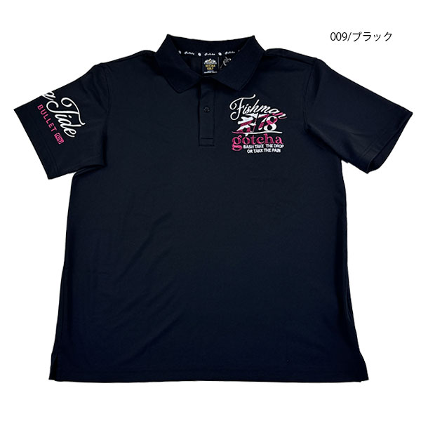 ゴルフウェア ゴルフシャツ 半袖 ガッチャゴルフ 262GGF1208B メンズ 26春夏 デオドラント カルゼシャイニーフィッシュマンポロ 消臭 抗菌 大きいサイズ〜XXXL_6