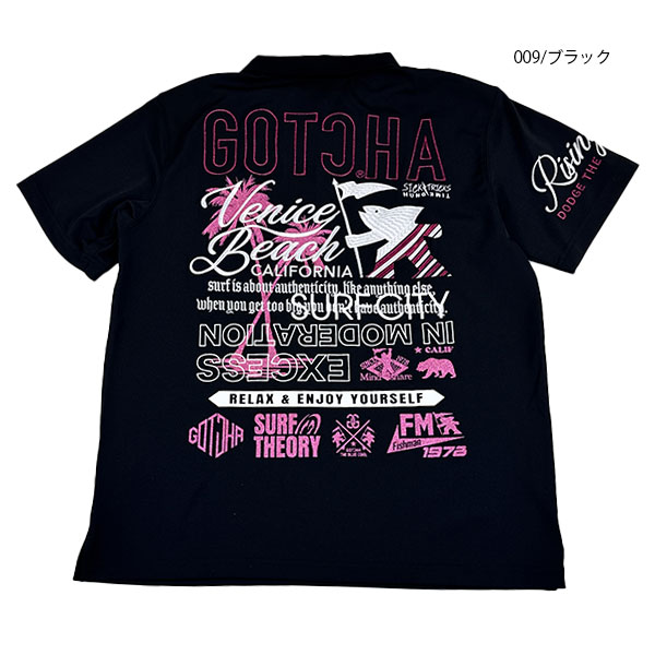 ゴルフウェア ゴルフシャツ 半袖 ガッチャゴルフ 262GGF1208B メンズ 26春夏 デオドラント カルゼシャイニーフィッシュマンポロ 消臭 抗菌 大きいサイズ〜XXXL_7