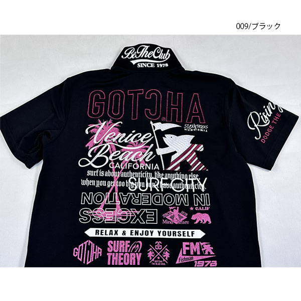 ゴルフウェア ゴルフシャツ 半袖 ガッチャゴルフ 262GGF1208B メンズ 26春夏 デオドラント カルゼシャイニーフィッシュマンポロ 消臭 抗菌 大きいサイズ〜XXXL_8