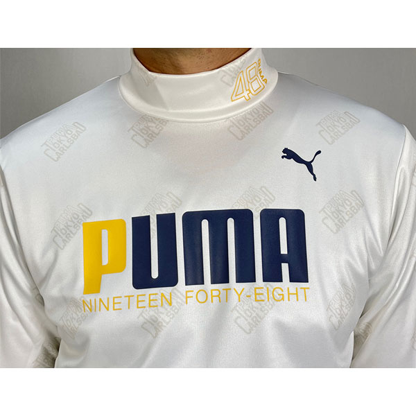 PUMA（プーマ） ネコポス対象 セール プーマゴルフ AOP LSモックネック 大きいサイズ有 長袖 メンズ 539369 吸水速乾 ゴルフ ...