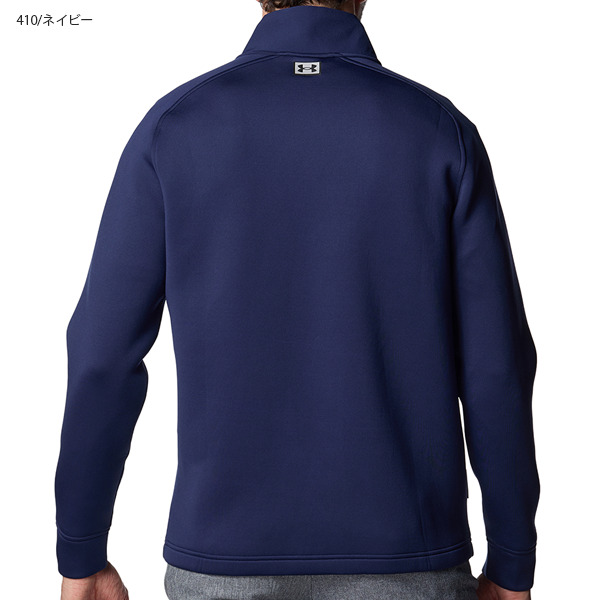 新品アンダーアーマーゴルフメンズMハーフジップトップス　裏起毛秋冬　プルオーバー メンズMアンダーアーマー ハーフジップトップス 裏起毛秋冬 ゴルフ