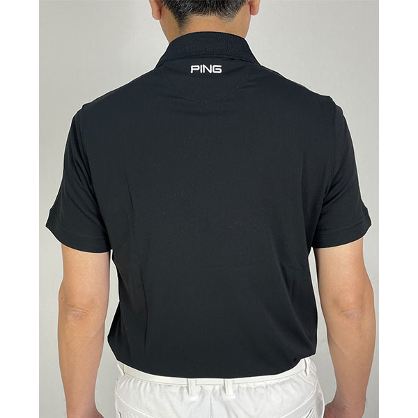 セール ゴルフウェア ゴルフシャツ 半袖シャツ ポロシャツ ピン 621-3160303 メンズ 吸水速乾 大きいサイズ有 PING サライテック トリコット｜golf-line｜04
