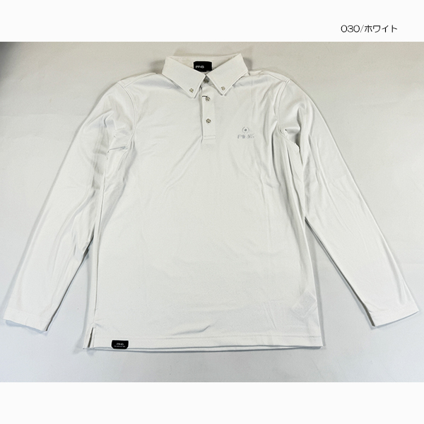 PING（ピン） セール ゴルフウェア 長袖ポロシャツ 微起毛 ボタン