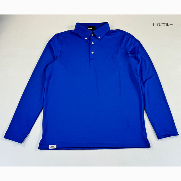 PING（ピン） セール ゴルフウェア 長袖ポロシャツ 微起毛 ボタン