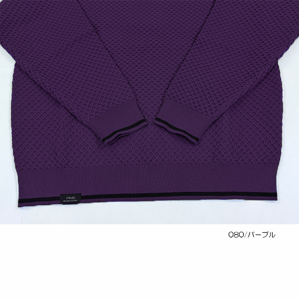 PING（ピン） セール ゴルフウェア 長袖ニット 吸汗速乾 UVケア