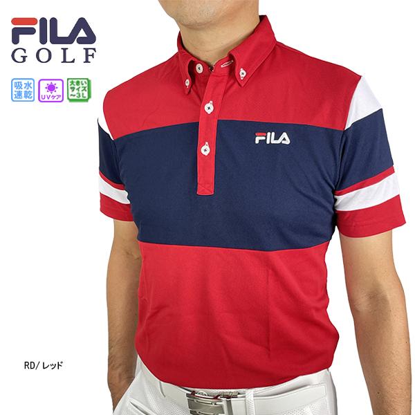 FILA GOLF セール フィラゴルフ ゴルフウェア メンズ 半袖