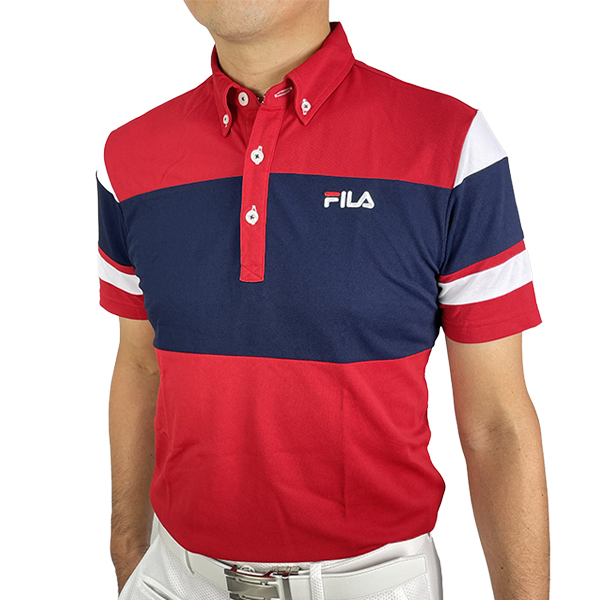 大学 兄弟割引 FILA GOLF セール フィラゴルフ ゴルフウェア メンズ 半袖 メンズウェア