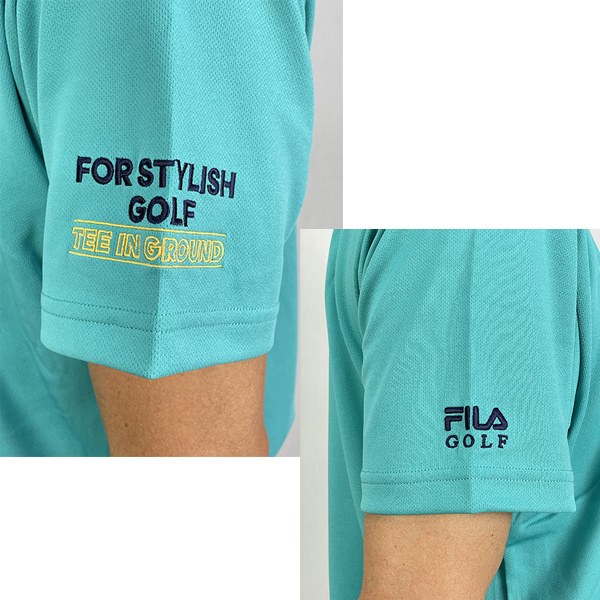 セール ゴルフウェア メンズ 半袖ポロシャツ 大きいサイズ フィラゴルフ 740608 カットソーメッシュ 半袖シャツ  吸汗速乾 UVケア FILA GOLF｜golf-line｜09