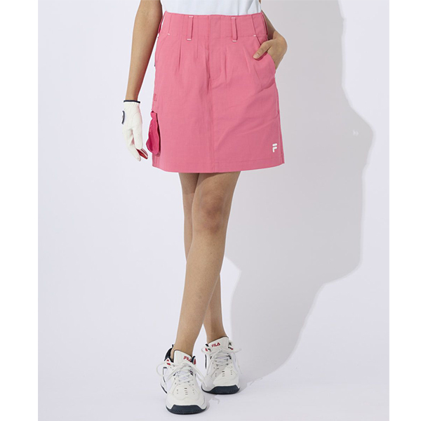 未使用 UTAA♡ゴルフウェア ゴージャズスカート インナー付 ピンク FILA GOLF 春夏特価 ネコポス対象 ゴルフウェア インナー付きスカート