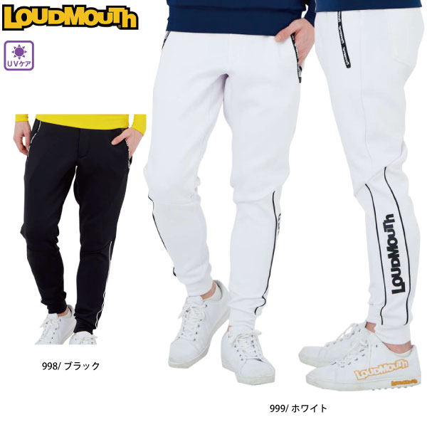 ラウドマウス スウェットジョガーパンツ メンズ 762301 UVカット loudmouth ゴルフ メンズウエア ゴルフパンツ 大きいサイズ LOUDMOUTH｜golf-line