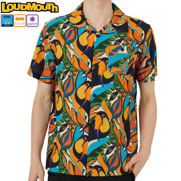 ラウドマウス ゴルフシャツ LOUDMOUTH（ラウドマウスゴルフ） 春夏特価 ゴルフウェア ゴルフシャツ
