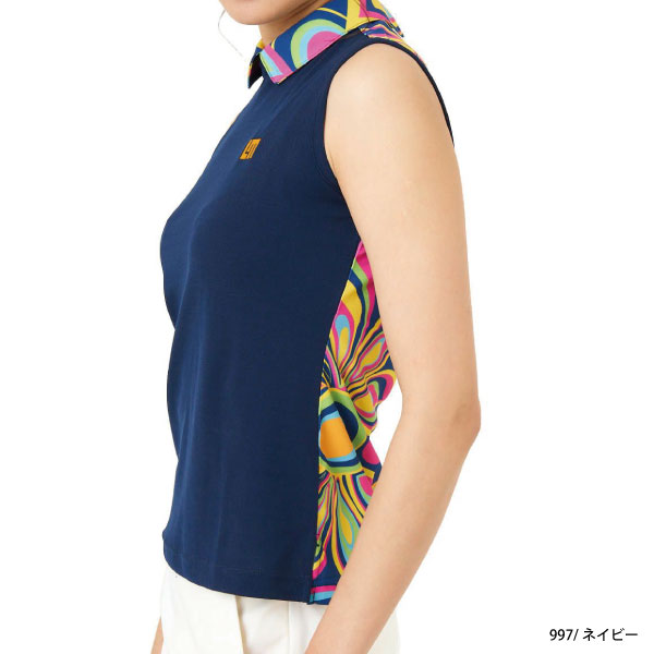 新品■12,100円【ラウドマウスゴルフ】LL レディース　ノースリーブウェア LOUDMOUTH Loudmouth ラウドマウス ゴルフウェア ノースリーブ