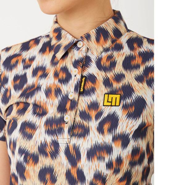 ラウドマウス レディース 半袖 ポロシャツ Fuzzy Leopard ファジーレオパード 772650(334) 【メール便発送】【日本規格】【新品】RAAR Loudmouth トップス 派手 OCT3 LOUDMOUTH（ラウドマウスゴルフ） セール ラウドマウス レディース