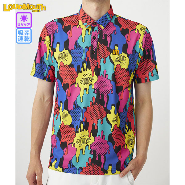 ポロシャツ メンズ ラウドマウス ゴルフ LOUDMOUTH GOLF 日本正規品