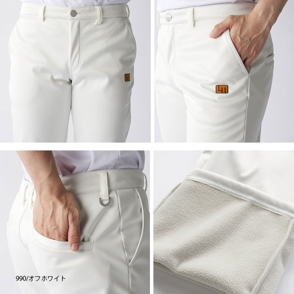 秋冬特価 ラウドマウス 裾上げ対象商品 ゴルフウェア パンツ ラウドマウス 775306 メンズ ボンディング 大きいサイズ有 防風 保温 ストレッチ 透湿 撥水加工 関連画像5