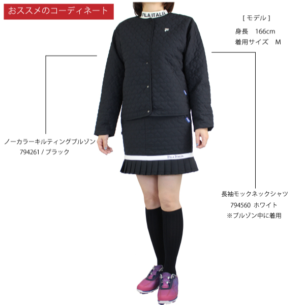 FILA GOLF セール ゴルフウェア ストレッチ 中綿キルトスカート 794364 