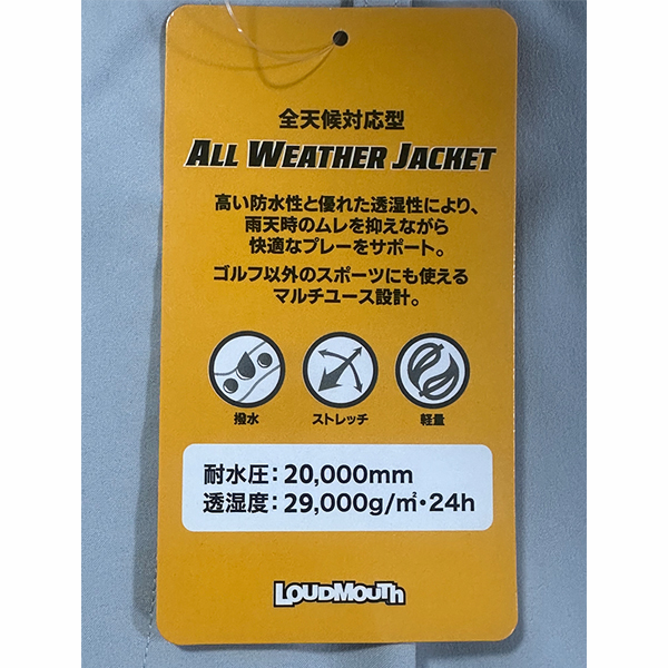 LOUDMOUTH（ラウドマウスゴルフ） ゴルフウェア 全天候型 透湿防水