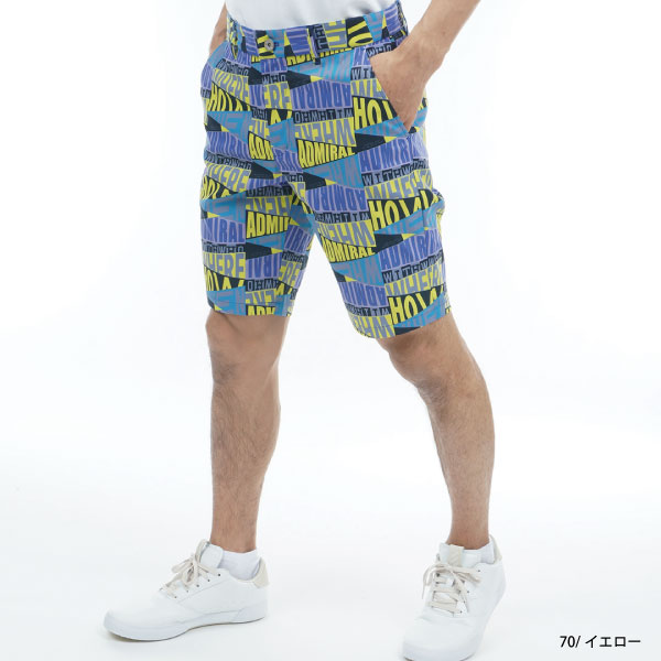 Admiralゴルフ メンズ コンパスモチーフ ストレッチショートパンツ コンパスモチーフ ストレッチショートパンツADMA322 – ADMIRAL