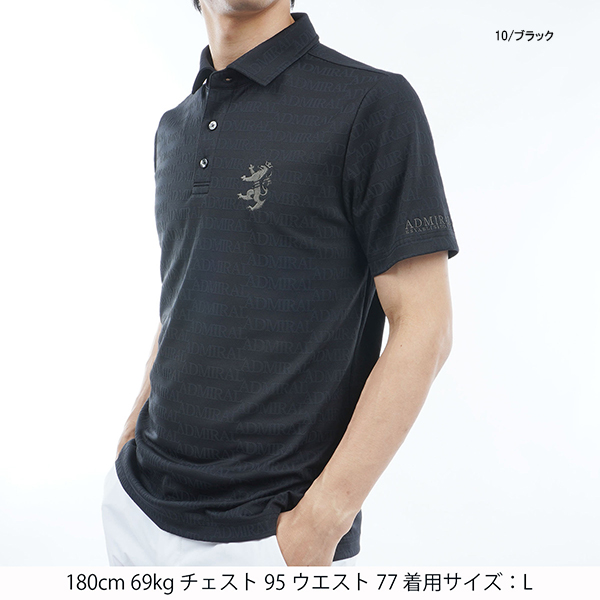 ポイント10倍 ゴルフウェア ゴルフシャツ MADE IN JAPAN 半袖シャツ 半袖ポロシャツ アドミラルゴルフ ADMA418 メンズ 24春夏 吸水速乾 UVカット 大きいサイズ有｜golf-line｜14