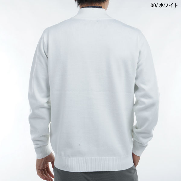 セール ゴルフウェア ゴルフジャケット アウター アドミラルゴルフ ADMA473 メンズ フラッグ フルジップ ニットジャケット 保温 大きいサイズ有 Admiral_3