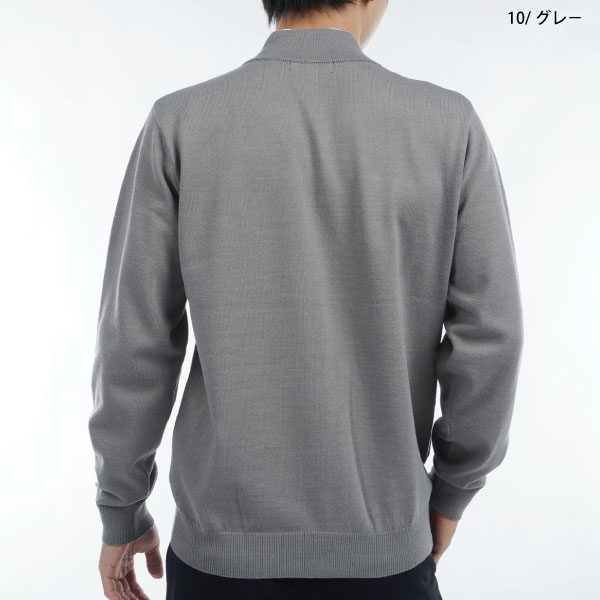 セール ゴルフウェア ゴルフジャケット アウター アドミラルゴルフ ADMA473 メンズ フラッグ フルジップ ニットジャケット 保温 大きいサイズ有 Admiral_9