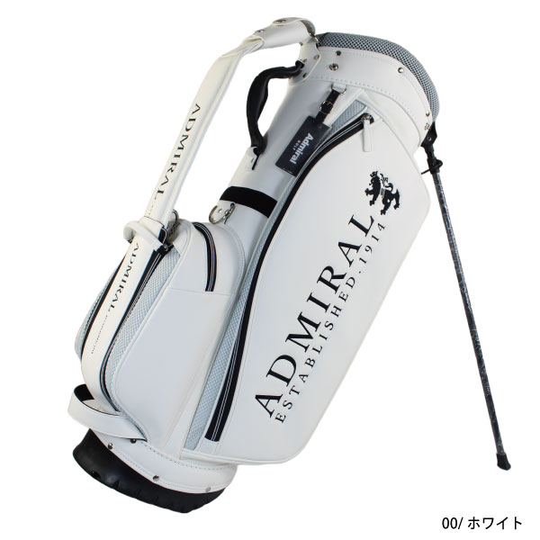 ADMRIAL ホワイト キャディバッグ admg6ac4 Admiral Golf（アドミラル