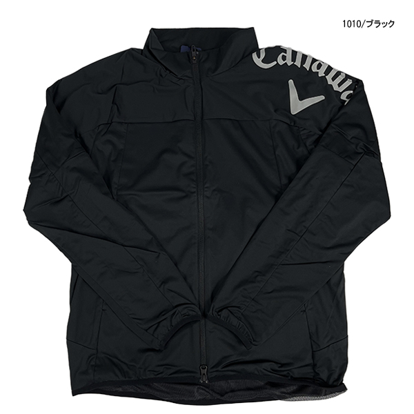 新品⭐️Callaway キャロウェイ 撥水 防風 透湿 ストレッチブルゾン⭐️黒 Callaway（キャロウェイ） ゴルフウェア ストレッチブルゾン 収納袋