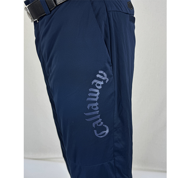 新品 キャロウェイ パンツ ふんわり裏地 極暖 アーチロゴ ネイビー Mサイズ 新品 キャロウェイ パンツ ふんわり裏地 極暖 アーチロゴ ネイビー L