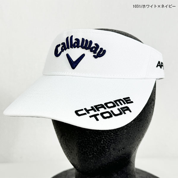 セール ゴルフバイザー サンバイザー バイザー 帽子 キャロウェイ C24990111 メンズ 24秋冬 TOUR TW VISOR 24 JM プロ着用 定番バイザー CALLAWAY callaway | Callaway | 05