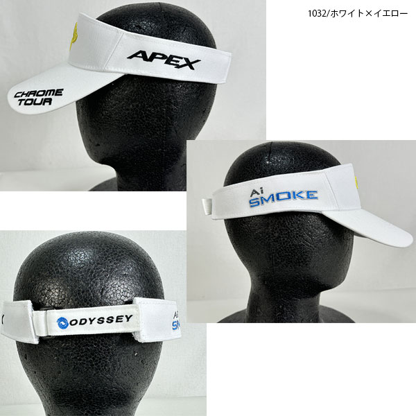 セール ゴルフバイザー サンバイザー バイザー 帽子 キャロウェイ C24990111 メンズ 24秋冬 TOUR TW VISOR 24 JM プロ着用 定番バイザー CALLAWAY callaway | Callaway | 08