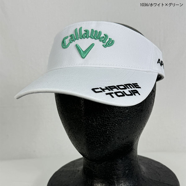 セール ゴルフバイザー サンバイザー バイザー 帽子 キャロウェイ C24990111 メンズ 24秋冬 TOUR TW VISOR 24 JM プロ着用 定番バイザー CALLAWAY callaway | Callaway | 09